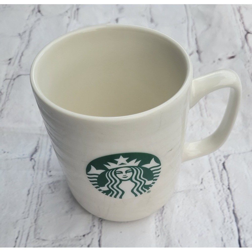 Starbuck Coffee Mug Cup Mermaid Logo Green Siren - Marbled Look